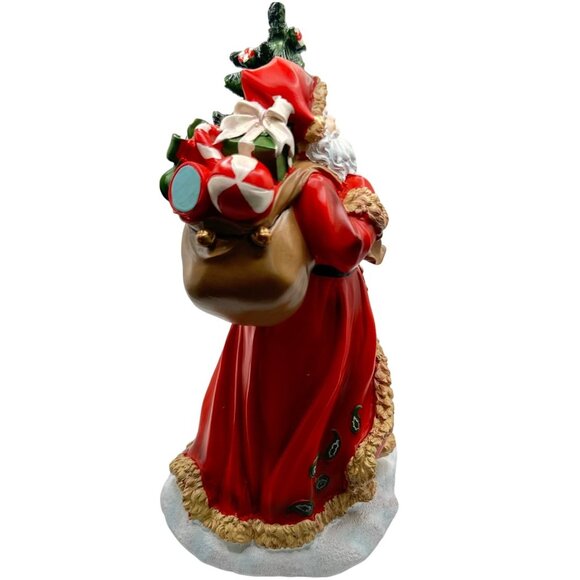 Yankee Candle Santa Candle Holder Tree Gift Bag Christmas - Picture 3 of 9